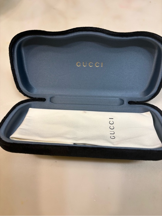 Gucci Brown Tortoiseshell Cat-Eye Frames main image 5